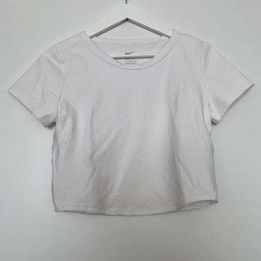 Top corto bianco Nike