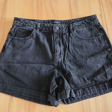 VERO MODA schwarze Denim-Shorts Gr. XL
