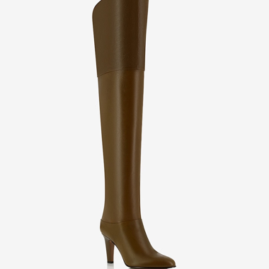 CHLOE Cuissardes à talon en cuir EU41