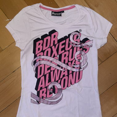 Boxeur des Rues T-Shirt weiss/pink Gr. L
