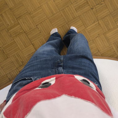Jeans a gamba larga