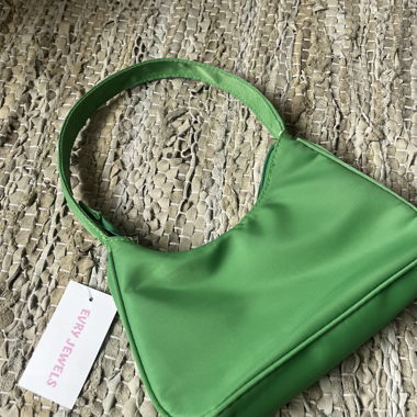 small green bag