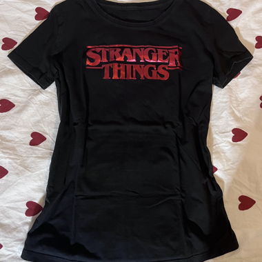 Black Stranger Things T-Shirt