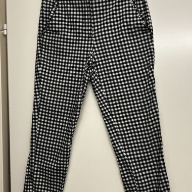Pantaloni Zara Basic a quadretti Gingham