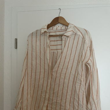 100% linen striped shirt