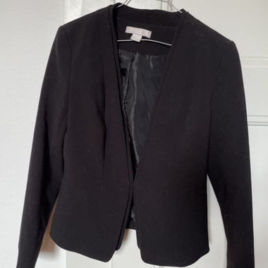 Blazer nero corto H&M