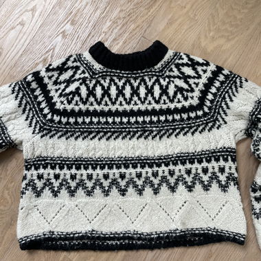 Maglione di Lana a Motivi