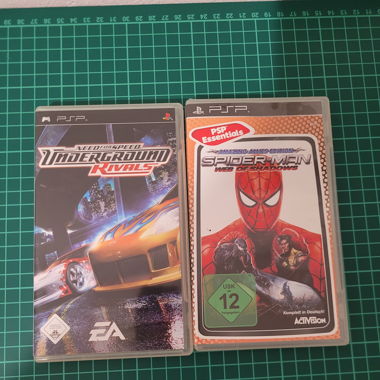 Need ForSpeed plus Spider man PSP