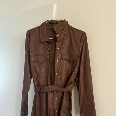 Lederjacke braun