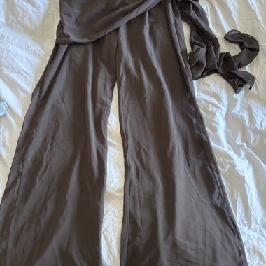 Pantalon de coupe Design By Si (marron)