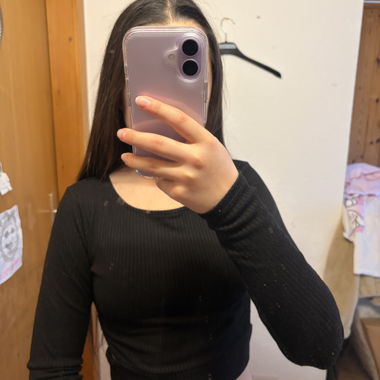 Black Cropped Top Tally Weijl