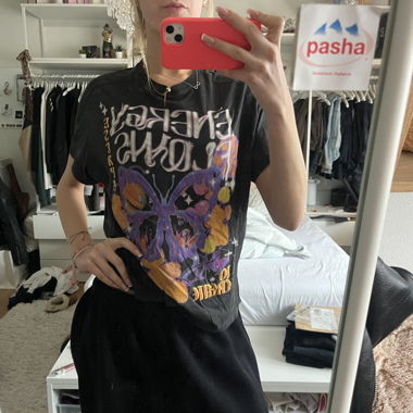 T-Shirt „Energy Flows“ Schwarz