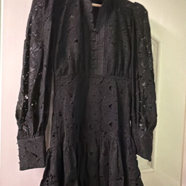 Tunica in pizzo nero