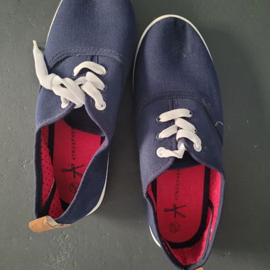 Baskets en toile Atmosphere bleues