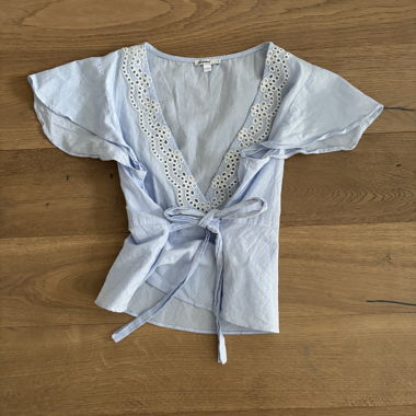 Top portefeuille Subdued bleu clair