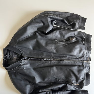 Jacket fake leather L