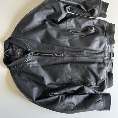 Jacket fake leather L