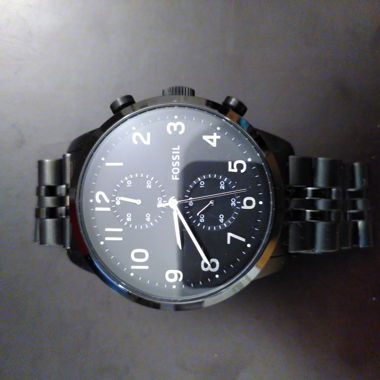 Fossil men's watch, black