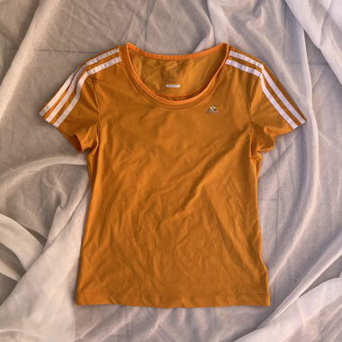Haut de sport Adidas orange