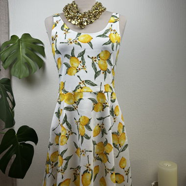 Lemon Sleeveless Dress