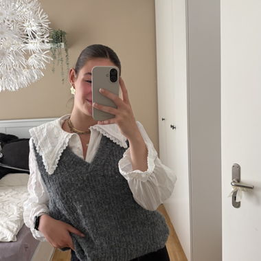 Vero Moda Grey Knit Vest