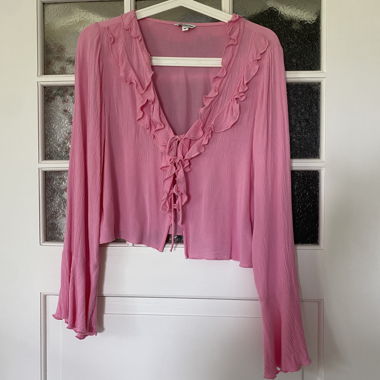 Tie Front Bluse 