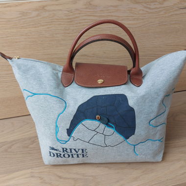 Rara edizione limitata Longchamp Rive Gauche/Droite