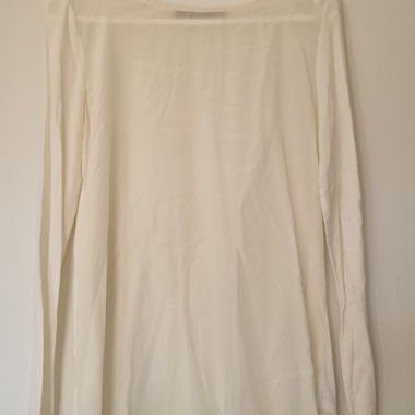 Hallhuber cream blouse