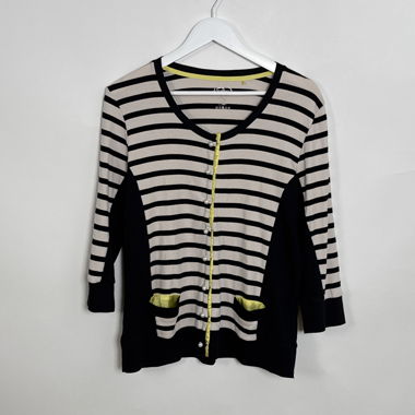 Striped Button Cardigan