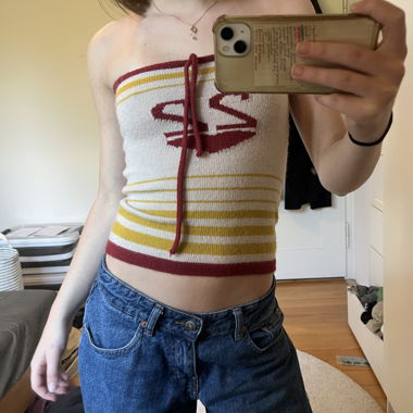 Haut bandeau tricoté