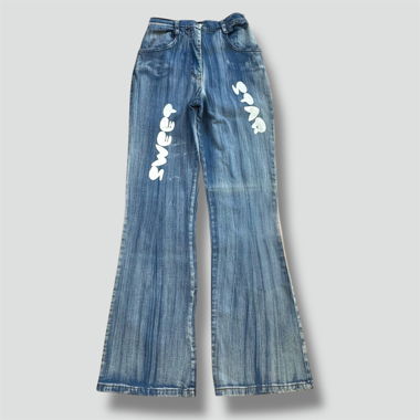 Jeans im Stil der 2000er « Sweet Star wide leg