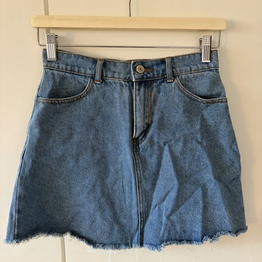 Light Blue Denim Skirt S