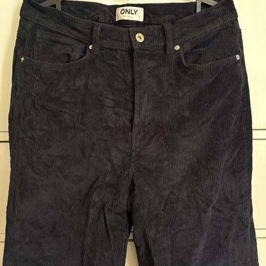Pantaloni in velluto a coste ONLY Navy