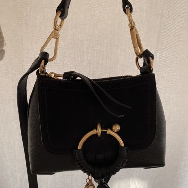 See by Chloé - Mini Joan black leather