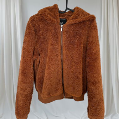 Veste Teddy à Capuche - S