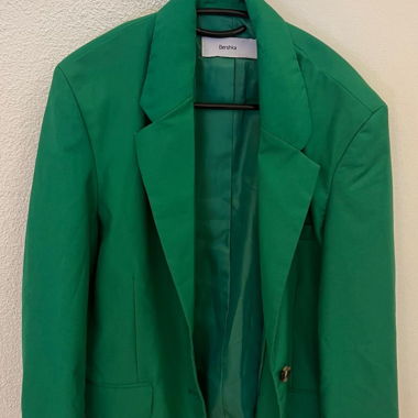 Blazer vert de Bershka