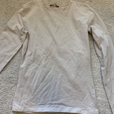 Maglia Beige a Maniche Lunghe