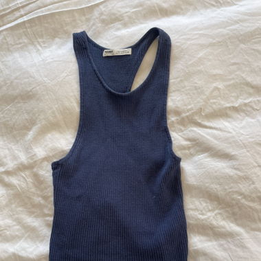 Top estivo blu scuro