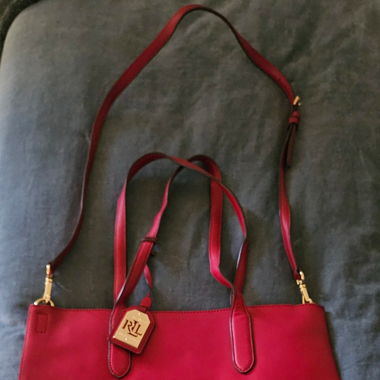 Ledertasche ralph lauren