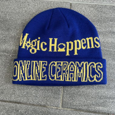Online Ceramics Beanie Magic Happens Blue