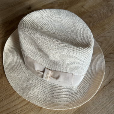 Chapeau en paille Borsalino