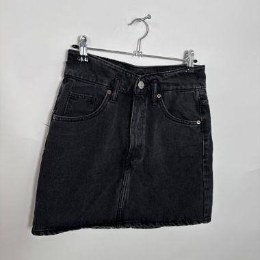Zara schwarze Jeansrock