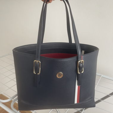 Shopper Tommy Hilfiger blu scuro