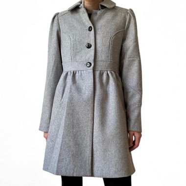 grey wool coat