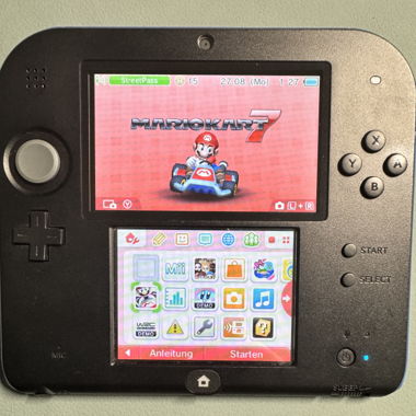 Nintendo 2DS with Mario Kart