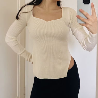 100% Wool Blouse -LVIR