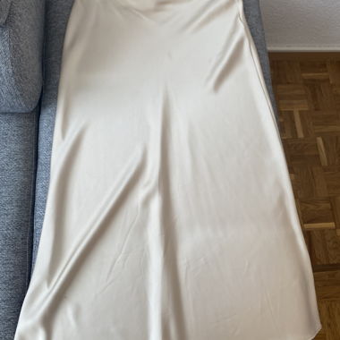 Jupe longue doré 