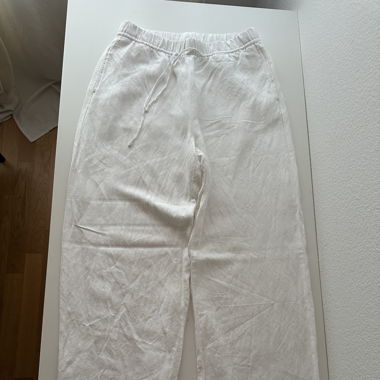 H&M Leinenhose -weiß