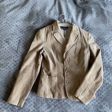 Veste en côtelé