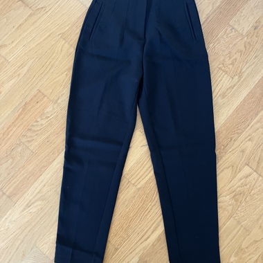 Black High-Waisted Trousers